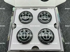 M Performance Competition Black Floating Alloy Wheel Center  56mm 68mm Hub Caps