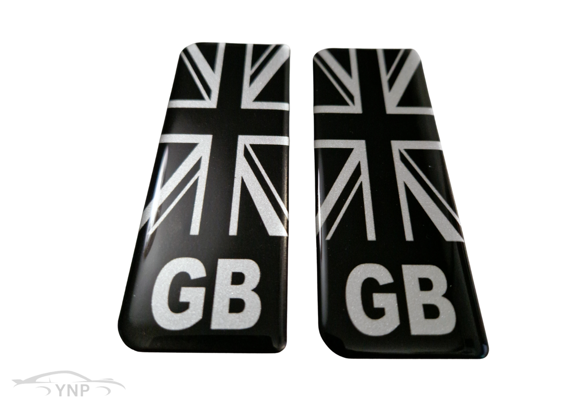 Union Jack Gel Decals Pair Of UK Union Jack Flag 3D Gel Domed - Foto 6