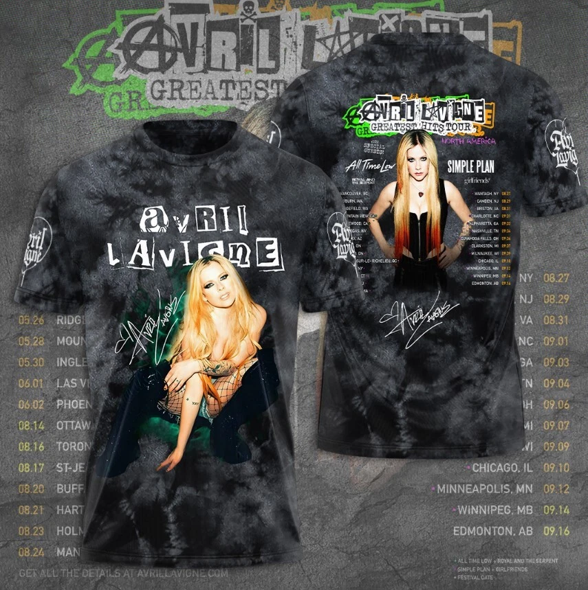 Avril Lavigne 3D Tshirt
