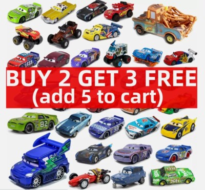 Disney Pixar Cars Lot Lightning McQueen 1:55 Diecast Model Car Toys Loose Gift
