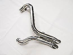 Harley CHROME LAF 1 3/4'' Drag Pipes Sportster 1200 Exhaust 1984-2014 HD Header