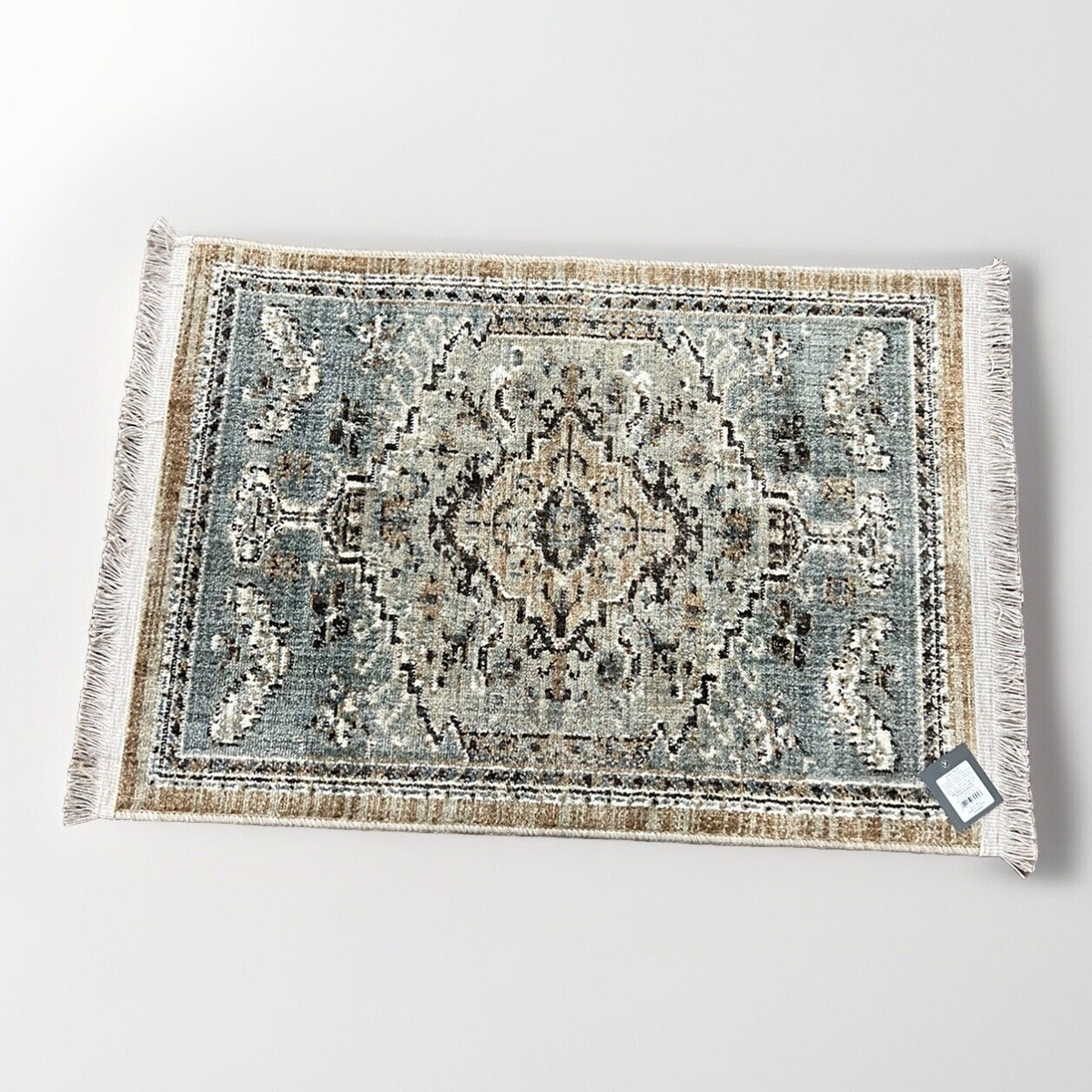 Threshold Antiquities Gray 2x3 Rug (100% Polyester) | eBay