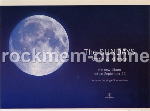 Sundays The Static & Silence LP Advert | eBay UK