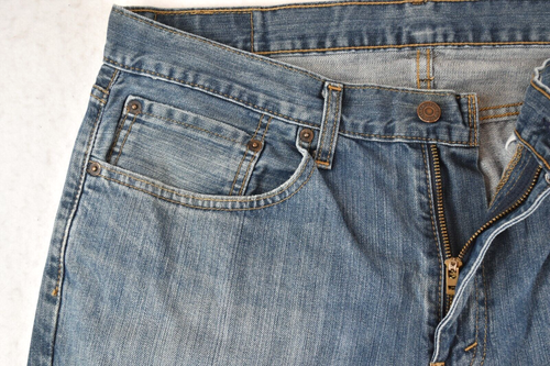 Levis 559 Jeans Relaxed Baggy Straight Mid Rise Med Wash Blue Denim Mens 34x32 - Picture 4 of 24