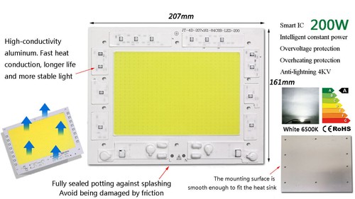 LED Chip 200W 150W 100W 10W 20W 30W 50W COB SMD Plant White/Warm White Grow Cool - Picture 10 of 21