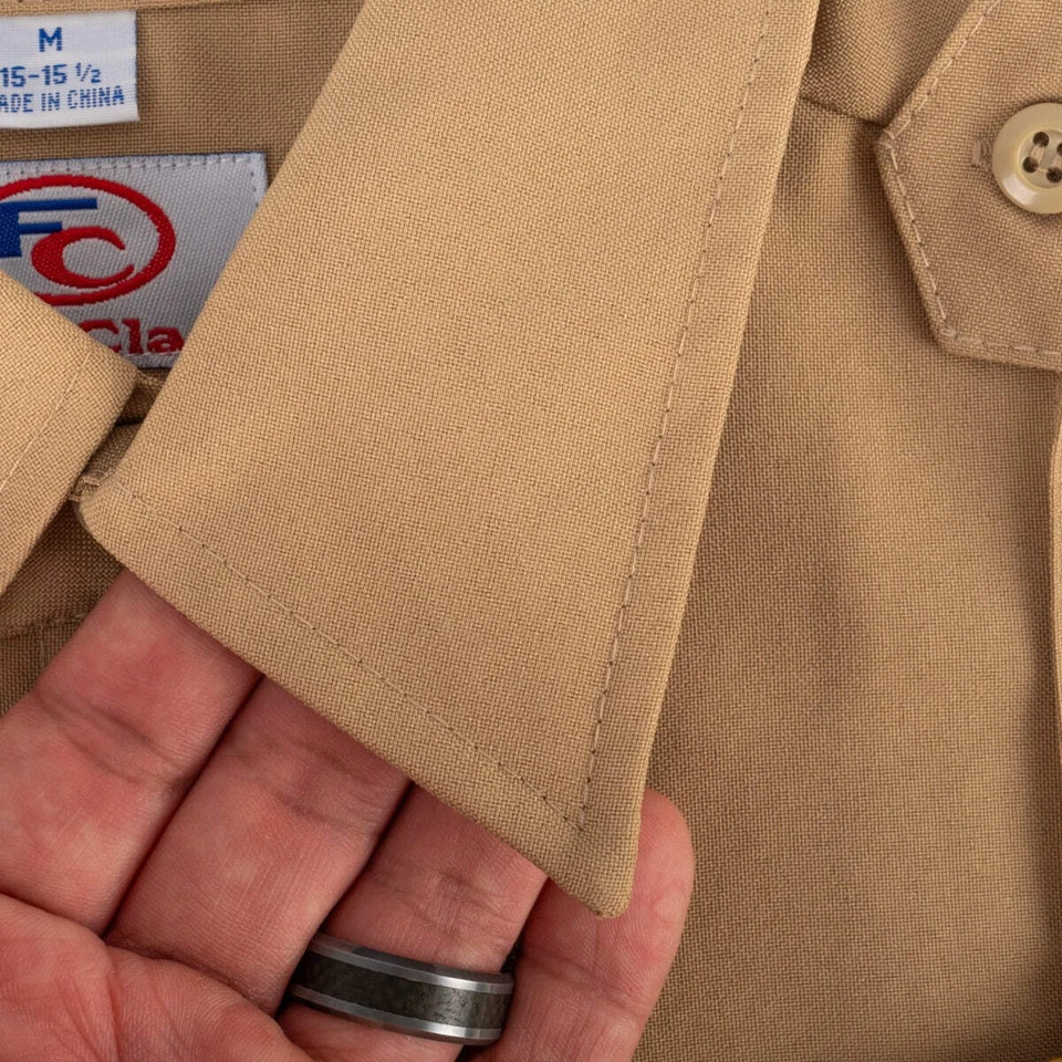 First Class 100% Polyester Short Sleeve Uniform Shirt - Image 4 of 4