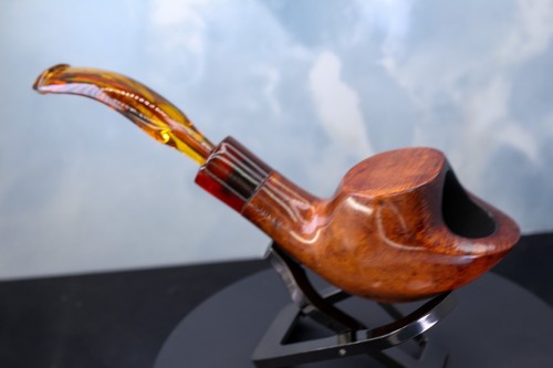 Nino Rossi 1886 Conte Pipe #237 Unique Style Tobacco Danish style scoop Blunt to - Picture 8 of 18