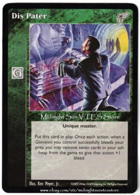 Dis Pater Kindred Most Wanted V:TES VTES Vampire CCG