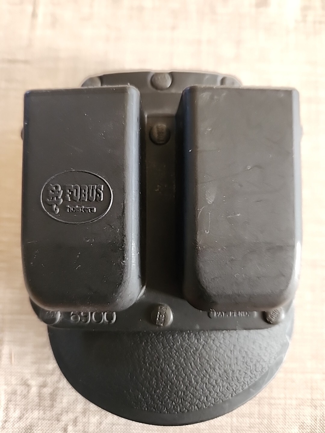 Fobus 6900 Double Mag Paddle Holster Fits most Double Stack Magazines-image