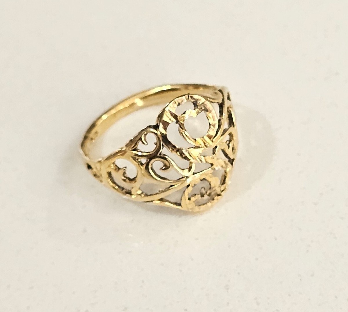 Vintage Matthew Campbell Laurenza MCL Sterling Silver 925 Ring Sz 