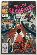 Web of Spiderman 46 Nekra VF+ Will Combine Ship Amazing