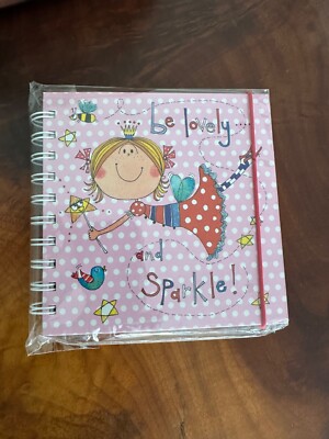 Rachel Ellen Designs UK ''be lovely and Sparkle'' JOURNAL (5.75'' X 5.75'')