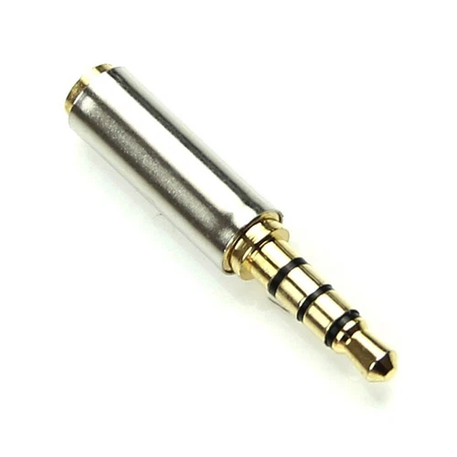 2.5mm Male to 3.5mm Female Audio Adapter Converter Headphone Earphone Headset