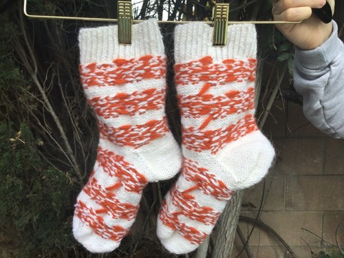 New Women’s Handmade 100% Wool Socks Sheep Hand Knitted Super Warm,One Size(6-9) - Picture 9 of 12