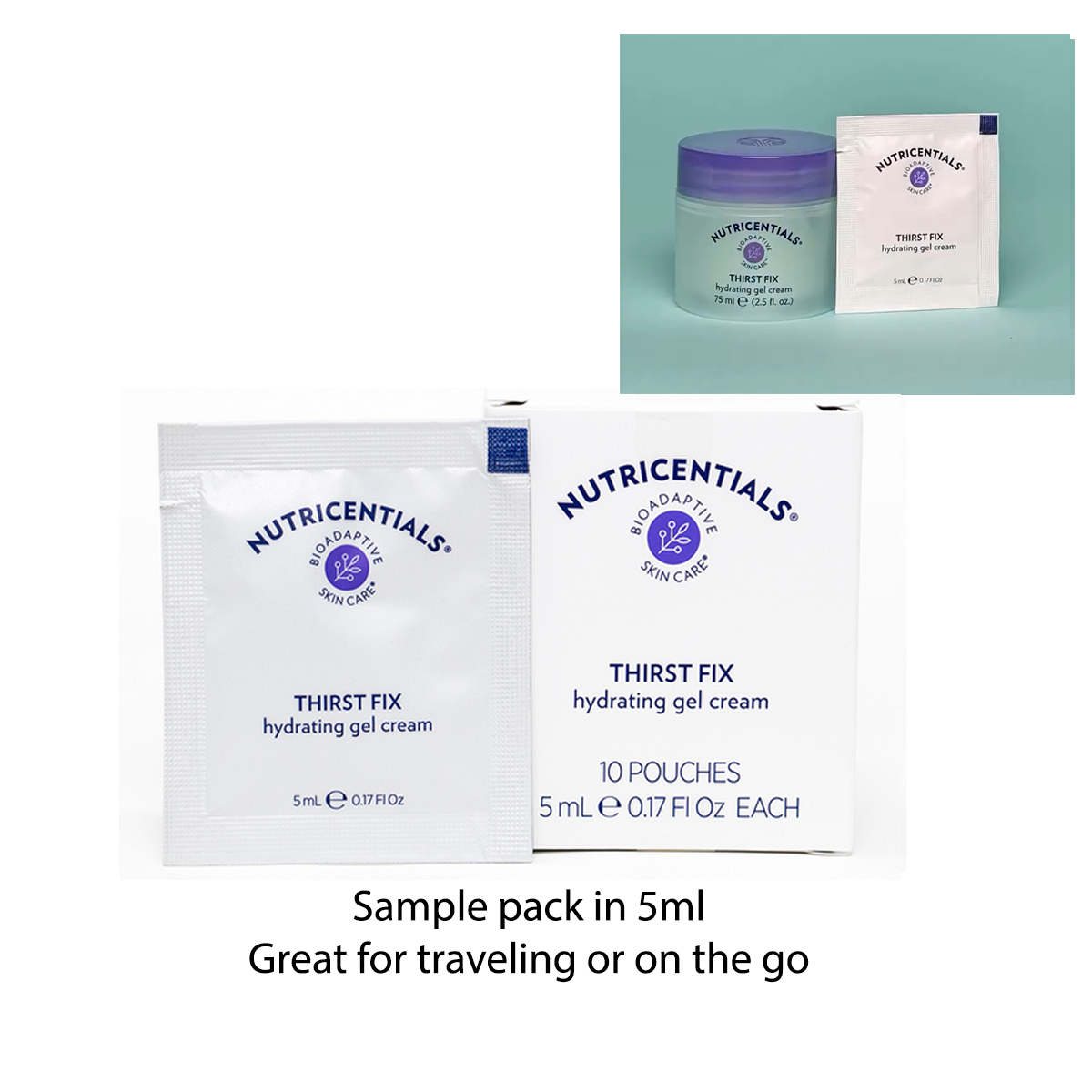 Nu Skin Nutricentials Thirst Fix Sample 5ml (10 Packs Per Box