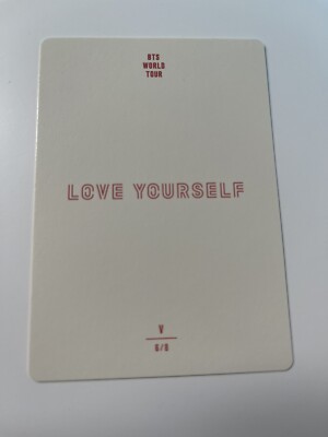 BTS WORLD V カード LOVE YOURSELF BTS LOVE YOURSELF ソウルコン DVD