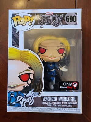 New Venomized Invisible Girl Funko Pop#690 New Mint Condition