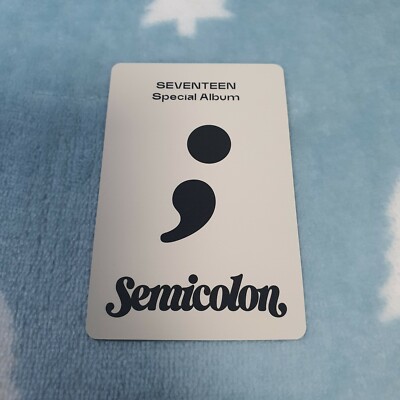 SEVENTEEN Special Album ; [Semicolon] Seungkwan Type-A Photo Card