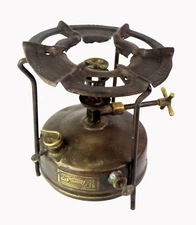 Indian Kitchen Cooking Utility Iron Kerosene Pressure Stove Brass Tank. G66-1258
