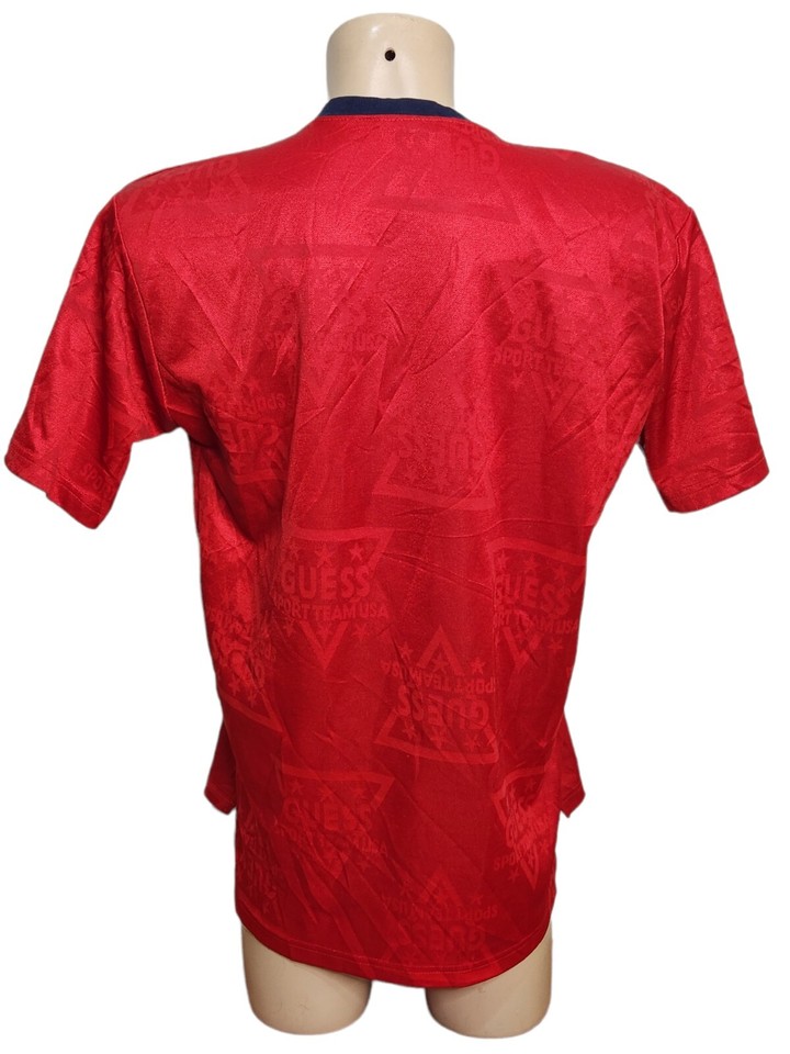 Guess Sport Team USA Jersey T Shirt Size Large Made In USA eBay
