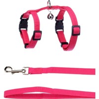 Flamingo Geschirr Mit Leine KäTzchen Lomi Fuchsie Verstellbar 15-22 Cm