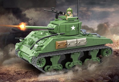 m4 sherman tank toy