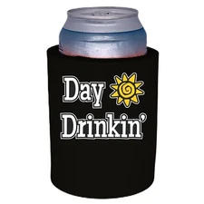 Day Drinkin Thick Foam "Old School" Style Can Coolie