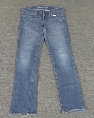 American Eagle Jeans Womens 2 Blue Skinny Stretch Ankle Low Rise