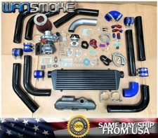 95-99 Eclipse Talon 2g 420a 2.0l T3t4 .63 Turbo Kit Manifold Intercooler Bov