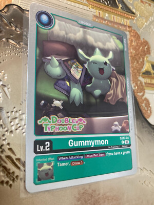 Digimon Card Game Single Double Typhoon Cup ST17-01 U Gummymon | eBay Digimon Card Game Single Double Typhoon Cup ST17-01 U Gummymon | eBay