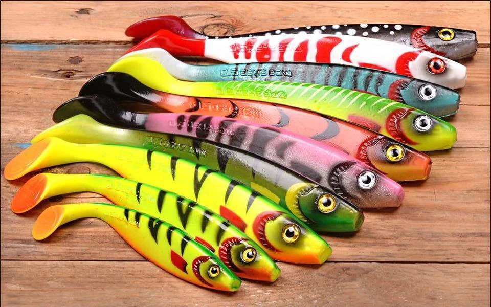 Spro Wob 2.0 Pikeshad gomma luccio 12/15/18 cm Bigbait lucioperca luccio lucioperca