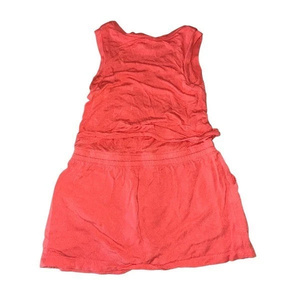 Espléndido Conjunto de Vestido y Pullover de Dos Piezas Coral Talla 3T Foto 2 de 4