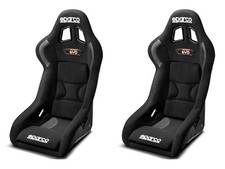 Pair Sparco Evo Carbon 12lbs Racing Bucket Seat - Fia 8859-1999 Approved