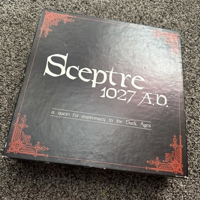 Sceptre 1027 A.D. Chess Variant Board Game 1986 Horizon Complete Vintage Rare