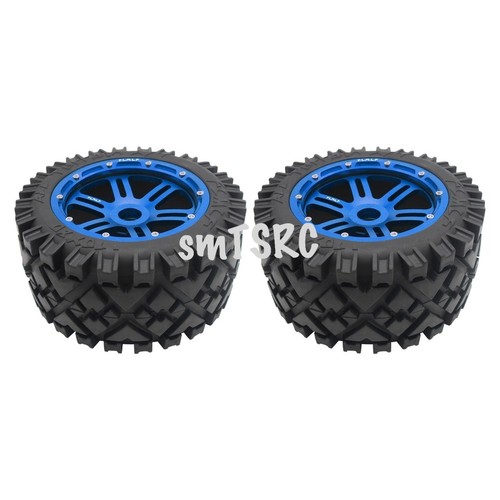 Rear Complete Tire 2pcs All Terrain 170*80mm For 1/5 HPI RV KM Baja 5B SS 2.0 - Picture 4 of 42