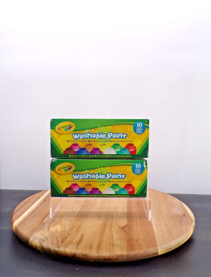 Crayola abwaschbare Kinderfarbe auf Wasserbasis x 2er Pack mit je 10 Farben