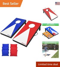 Portable Classic Cornhole Game Set - 2 ft x 1 ft - Enjoy Indoor  Outdoor Fun 