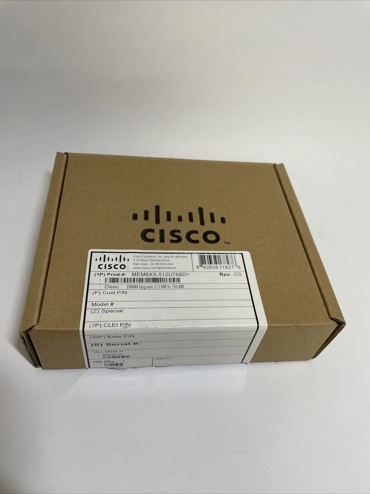 MEM8XX-512U768D 512MB to 768MB Memory 3rd Party Cisco 880/890 Series Routers - Image 3 of 3