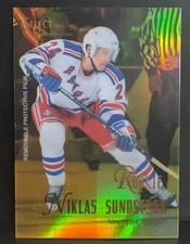 1995-96 Select Certified Mirror Gold Niklas Sundstrom Rookie New York Rangers