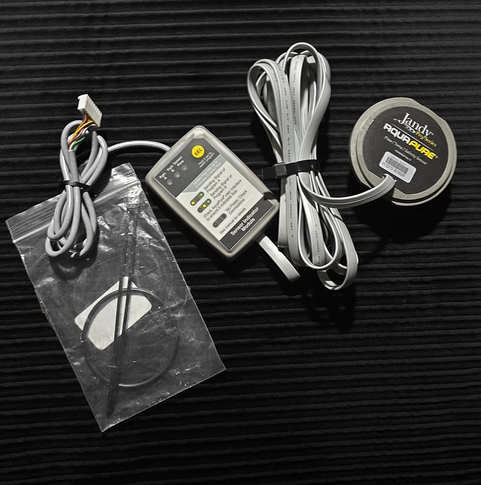 Sensor de salinidad de temperatura de flujo Jandy AquaPure con módulo indicador + kit de junta tórica Foto 2 de 4