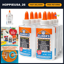 Clear Washable Liquid School Glue 5oz, 8 Count - Perfect for Slime, Arts  Craft