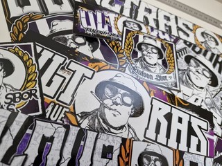 Ultras Aufkleber Aue Sticker Sammlung Auflösung 9 Stück