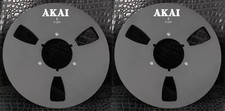 One Pair 10.5'' Black Akai Tape Reel High Quality Aluminum Take Up Reel
