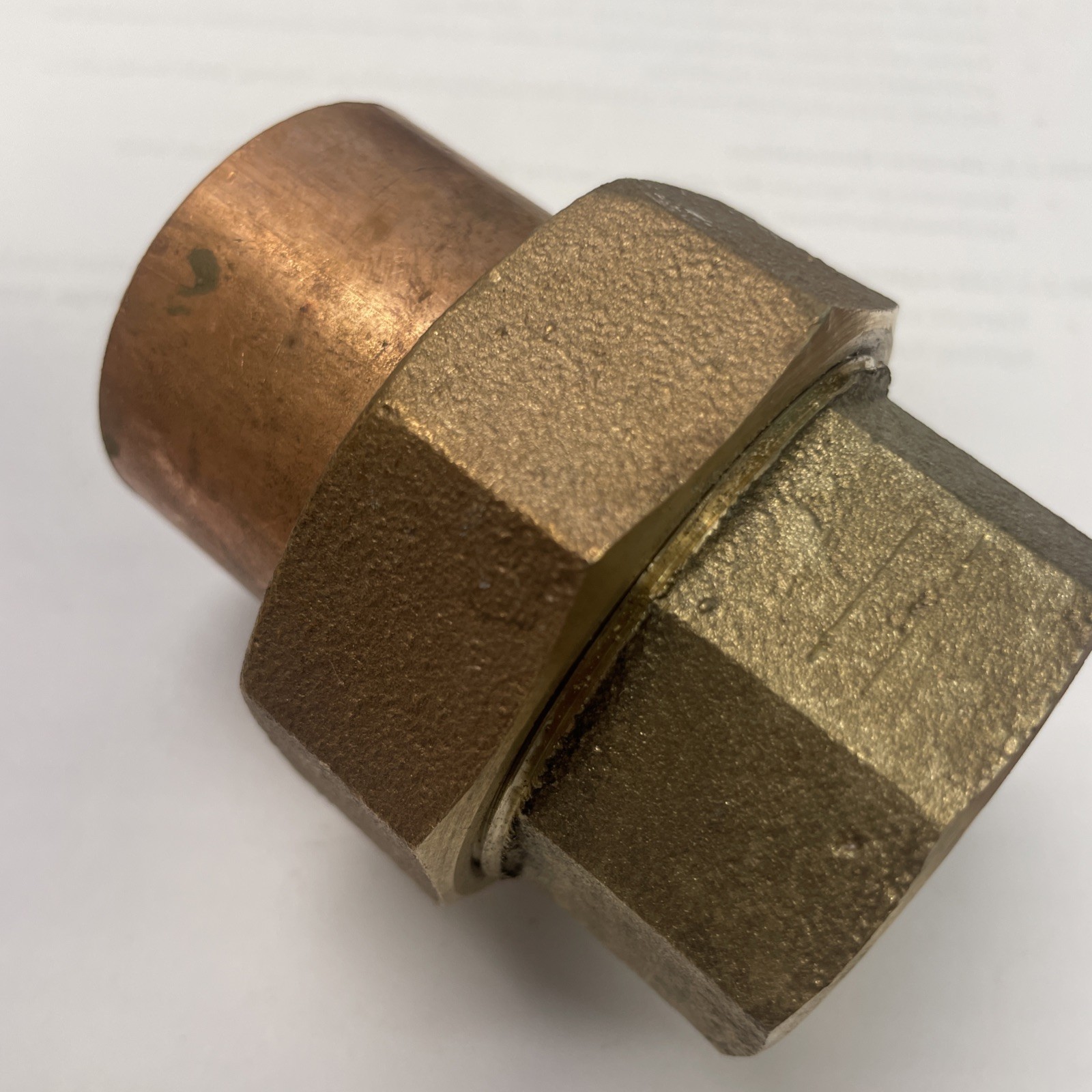 Nibco 1-1/2" Copper Sweat Union Lead Free