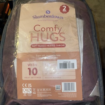 Wärmedecke aus pflaumenweichem Fleece - bequeme Umarmungen von Slumberdown