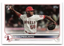 2022 Topps #541 Elvis Peguero Rookie Los Angeles Angels