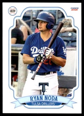 2021 Ryan Noda Choice Minor League Rookie Card RC Tulsa Drillers