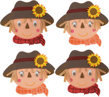 Fall Autumn Scarecrow Foam Craft Kit- Makes 24