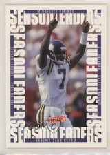 1999 Upper Deck Victory Season Leaders Randall Cunningham #317 gp1