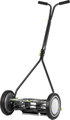 16 Inch Push Reel Lawn Mower 7 Blade Grey Earthwise